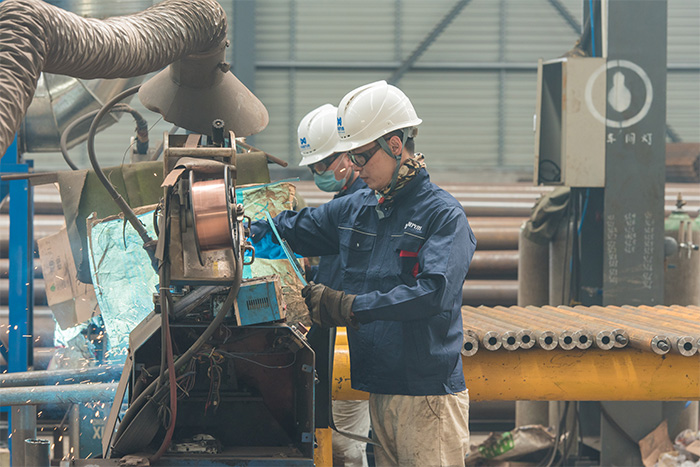 網架自動化焊接